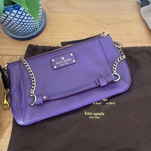 Kate Spade purple shoulder bag